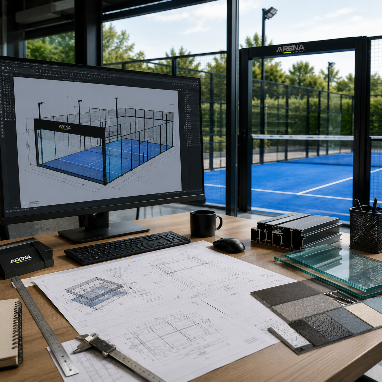 Padel Kort 7 Padel Kort 4
